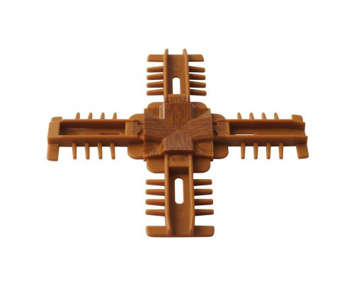 Соединение декоративное крестовое Isabel, золотой дуб