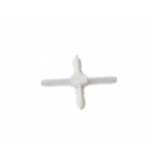 Соединение крестовое пластиковое Baviera белое