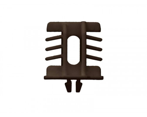 Соединение торцевое Isabel 25мм с фиксатором коричневое