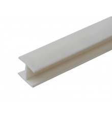 Соединитель 180гр. цоколя ПВХ пластик Белый L=1м FIRMAX 1 шт.