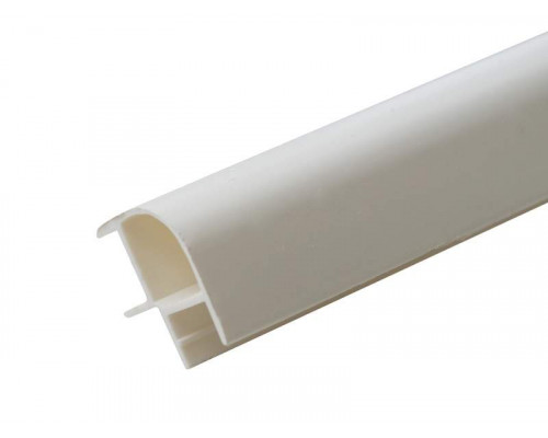 Соединитель 90гр. цоколя ПВХ пластик Белый L=1м FIRMAX 1 шт.