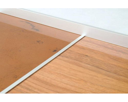 Средняя планка для наборных фасадов 18 мм, серия MONA, алюминий, L=3000 мм, серебро. 1 шт.