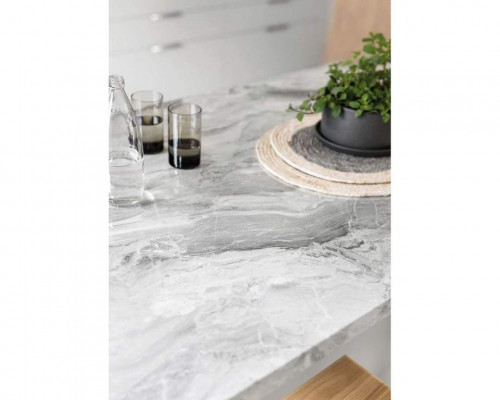 Стеновая панель F092 ST9 Чиполлино бело-серый, 4100х600х6 мм