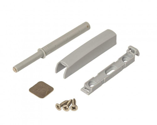 Толкатель Push-to-Open Firmax Smartline с магнитным держателем, плечо 38мм, внешнее крепление, светло-серый 1 шт.