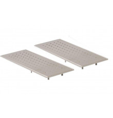 Крышки привода торцевые, 2 шт, 100 мм алюминиевые, неокрашенные, (4000020) 4010100