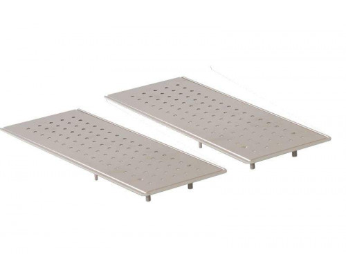 Крышки привода торцевые, 2 шт, 100 мм алюминиевые, неокрашенные, (4000020) 4010100