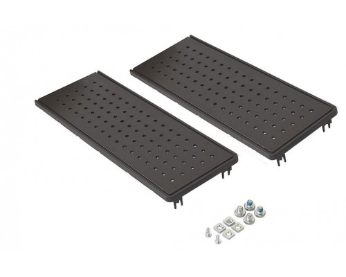 Крышки привода торцевые, 2 шт, 100 мм пластиковые черные, 4000034