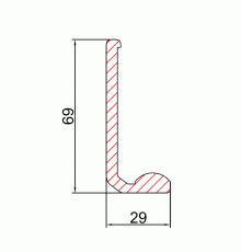 Трек быстрый телескопического привода ES200T 3125 мм, 25505807140