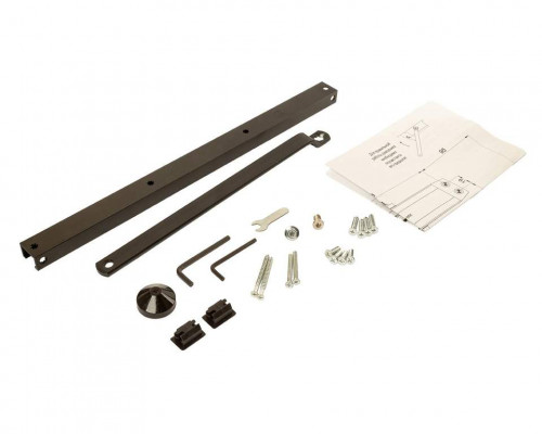 Тяга скользящая для доводчика ELM0604%, чёрная (RAL9005), Elementis