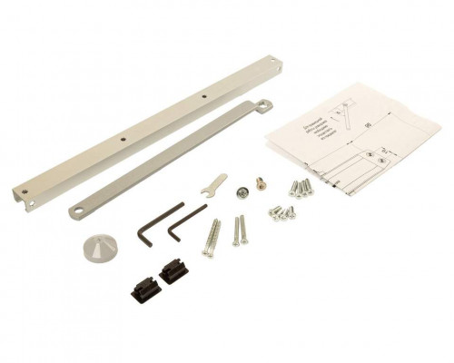 Тяга скользящая для доводчика ELM0604%, серебристая (RAL9006), Elementis
