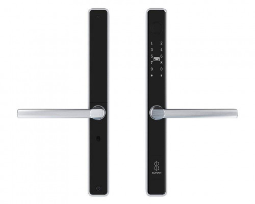 Умный электронный замок Konan Q1 MAX (с замком, нажимной гарнитур)