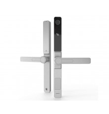 Умный электронный замок Konan Z1 silver (с замком, нажимной гарнитур)