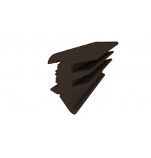 Уплотнитель для деревянных евроокон DEVENTER для сухого остекления, ТЭП, темно-коричневый RAL 8014 цена за 1 метр