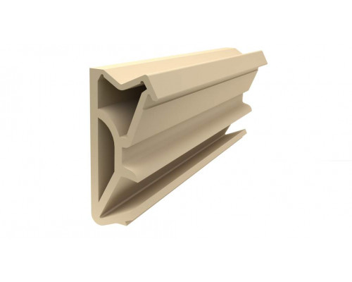 Уплотнитель для деревянных евроокон DEVENTER на фальц створки, ширина паза 4-5 мм, ТЭП, бежевый RAL 1001 цена за 1 метр