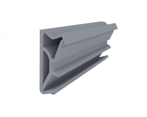 Уплотнитель для деревянных евроокон DEVENTER на фальц створки, ширина паза 4-5 мм, ТЭП, серый RAL 7040