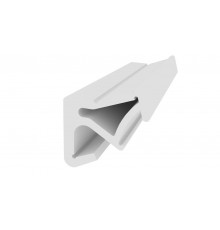 Уплотнитель для деревянных евроокон DEVENTER на наплав створки, ширина паза 3 мм, ТЭП, белый RAL 9016 цена за 1 метр