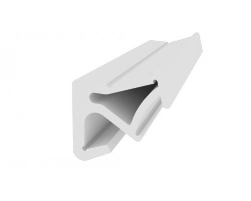 Уплотнитель для деревянных евроокон DEVENTER на наплав створки, ширина паза 3 мм, ТЭП, белый RAL 9016 цена за 1 метр