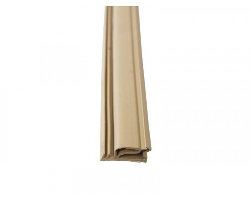 Уплотнитель для деревянных евроокон на наплав и фальц створки, ширина паза 3 мм, ТЭП, бежевый