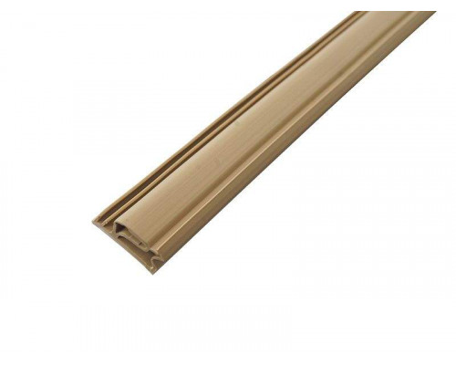 Уплотнитель для деревянных евроокон на наплав и фальц створки, ширина паза 3 мм, ТЭП, бежевый