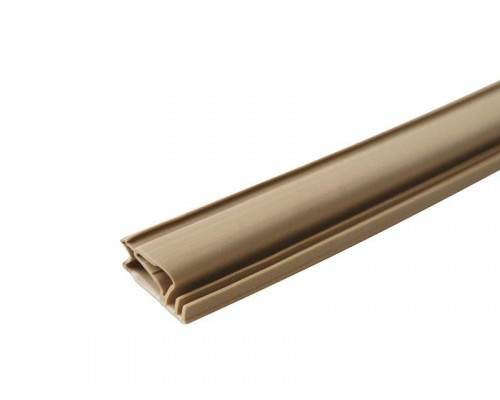 Уплотнитель для деревянных евроокон на наплав и фальц створки, ширина паза 3 мм, ТЭП, бежевый