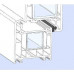 Уплотнитель совместим с профилем VEKA, (створка), серый цена за 1 метр