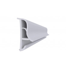 Уплотнитель контурный для межкомнатных дверей DEVENTER, ТЭП, белый цена за 1 метр