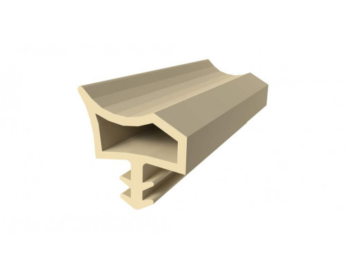 Уплотнитель контурный для межкомнатных дверей DEVENTER, ТПЕ, бежевый