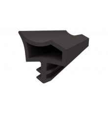 Уплотнитель контурный для межкомнатных дверей DEVENTER, ТПЕ, темно-коричневый