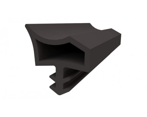 Уплотнитель контурный для межкомнатных дверей DEVENTER, ТПЕ, темно-коричневый