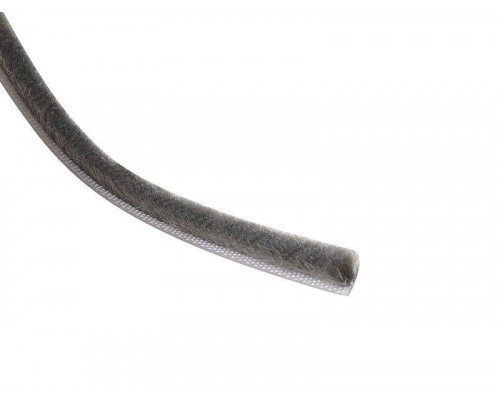 Уплотнитель щеточный самоклеящийся, FIRMAX, 7х6мм, серый 1 м