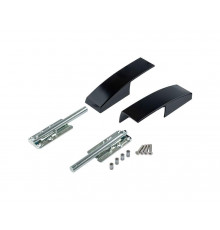 Усилители + торцевые накладки  Alu-HKS, цв. черный