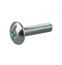 VC06 Винт с полукруглой шляпкой M6x25 мм, крест, сталь, цинк. покр. 1 шт.