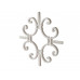 Вензель "Цветок" для профиля Germanella, белый