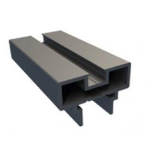 Верхний/нижний горизонтальный профиль для перегородок L-3000 мм, черный