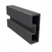 Вертикальный профиль для перегородок L-3000 мм, черный
