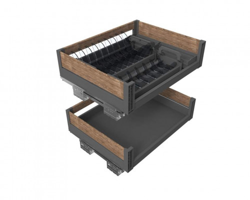 Выдвижная корзина Firmax DANA Wood в базу 800 мм