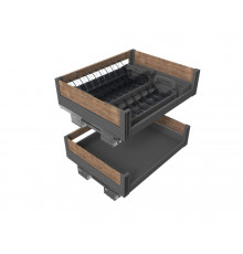 Выдвижная корзина Firmax DANA Wood в базу 900 мм