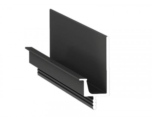 Высокая профиль-ручка под пропил, L=4000мм, черный 1 шт.