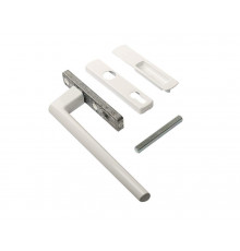 Внутренняя ручка + внешняя утопленная ручка для HS Portal, под PZ, белая