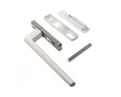 Внутренняя ручка + внешняя утопленная ручка для HS Portal, под PZ, белая