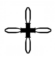 Крест вспомогательный под накладку Germanella