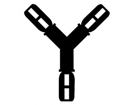 Соединение Y-образное под накладку Germanella 90°