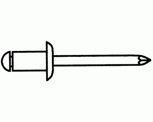 Заклепка Bauset (3,2х6) Заклепка Bauset (3,2х6)