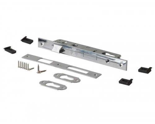 Замок ELEMENTIS с защелкой для алюминиевых дверей, без ПЦ, с накладкой, 1153/F23/20/85/8 1 шт.