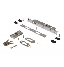 Замок ELEMENTIS ригель с роликом c ответной планкой, 2 накладки с ПЦ 35х35, 3 ключа, 1155/F23/25/85/8 1 шт.