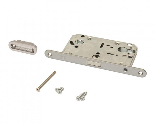 Замок магнитный ELEMENTIS с ответной планкой, 50x85x18, PZ, универсальный, хром матовый