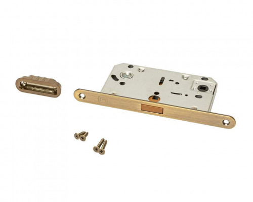 Замок магнитный ELEMENTIS с ответной планкой, 50x96x18, для сантехнических узлов , универсальный,  бронза матовая