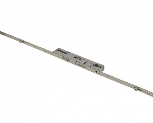 Замок многозап., ригель с фал. защ., привод от ручки, 4 противозл. цапфы, без функц. удл., Elementis, 16/25/92/1800