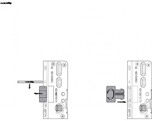Замок многозапорный Roto H650 35/16/92/8 2200 4V-цапфы удлиняемый Замок многозапорный Roto H650 35/16/92/8 2200 4V-цапфы удлиняемый