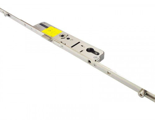 Замок многозапорный без ригеля, с фалевой защелкой (привод от ручки) 25/92/16/1600 1 шт.